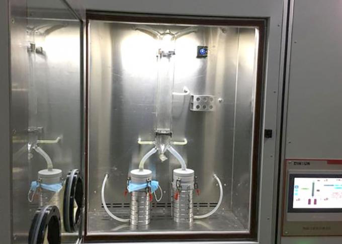 28,3 l / min Komora testowa do badania skuteczności filtracji bakteryjnej (BFE) testera materiałów medycznych 0
